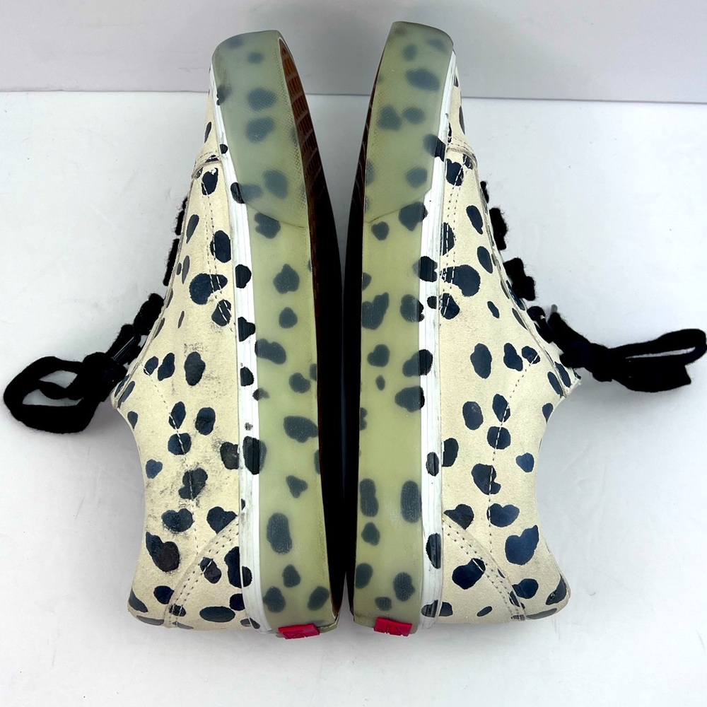 VANS OLD SKOOL NS VLT LX DALMATION, UPPER LEATHER, CRAM & BLACK, M 7.5, W 8.5 - Picture 11 of 17